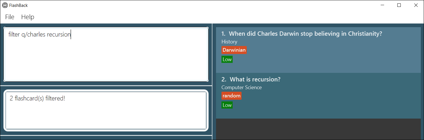 result for `filter q/charles recursion`